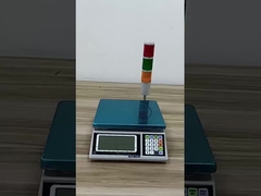 Máy đo trọng lượng kỹ thuật số máy tính đầy đủ bàn phím màu xanh lá cây LED với phím số