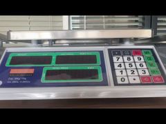 Kết nối Máy in PC Cân hàng tạp hóa có đèn nền Đĩa đôi Đèn LED xanh lục