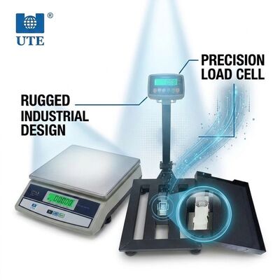 Solar Powered Digital Weighing Scale 30kg Energy Saving Shop Counter Battery Backup