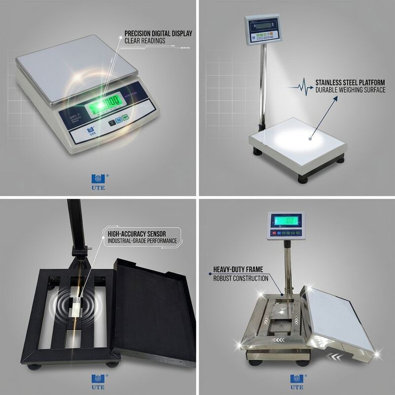 Counting Function Digital Weighing Scale 20kg Dual Display Backlit LED Keypad
